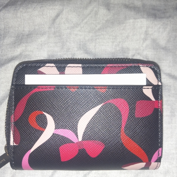 Kate Spade Wrapping Party Bow Ribbon Small Cardcase Wallet - Picture 3 of 6
